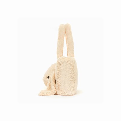 Jellycat Smudge Rabbit Tote Bag New Zealand | YQBME2731